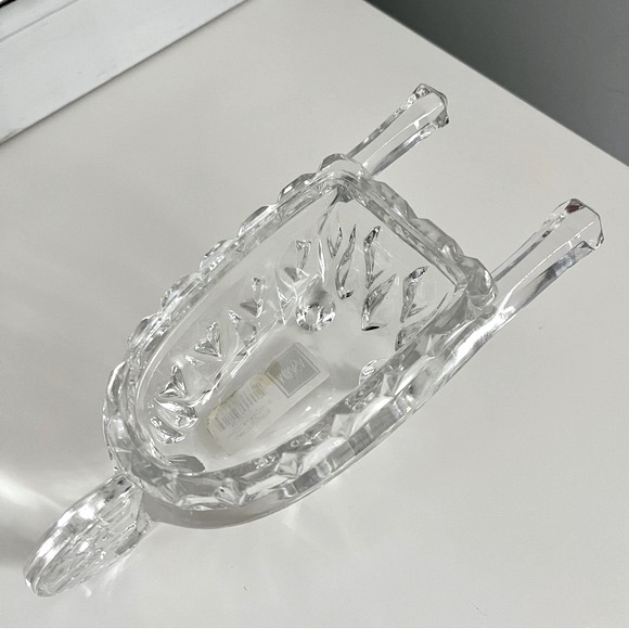 Vintage Mikasa Garden Gifts Crystal Glass Decorative Wheelbarrow Dish - Picture 9 of 10